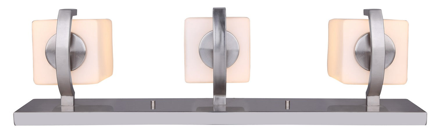 Canarm IVL422A03BN Three Light Vanity, Brushed Nickel