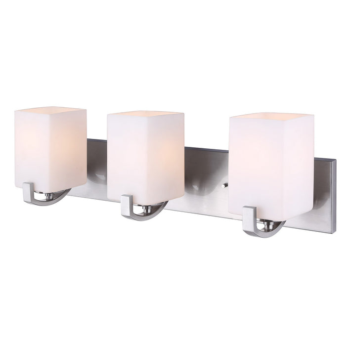 Canarm IVL422A03BN Three Light Vanity, Brushed Nickel