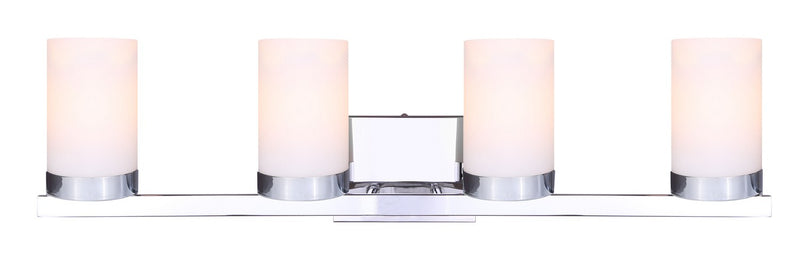 Canarm IVL429A04CH Four Light Vanity, Chrome