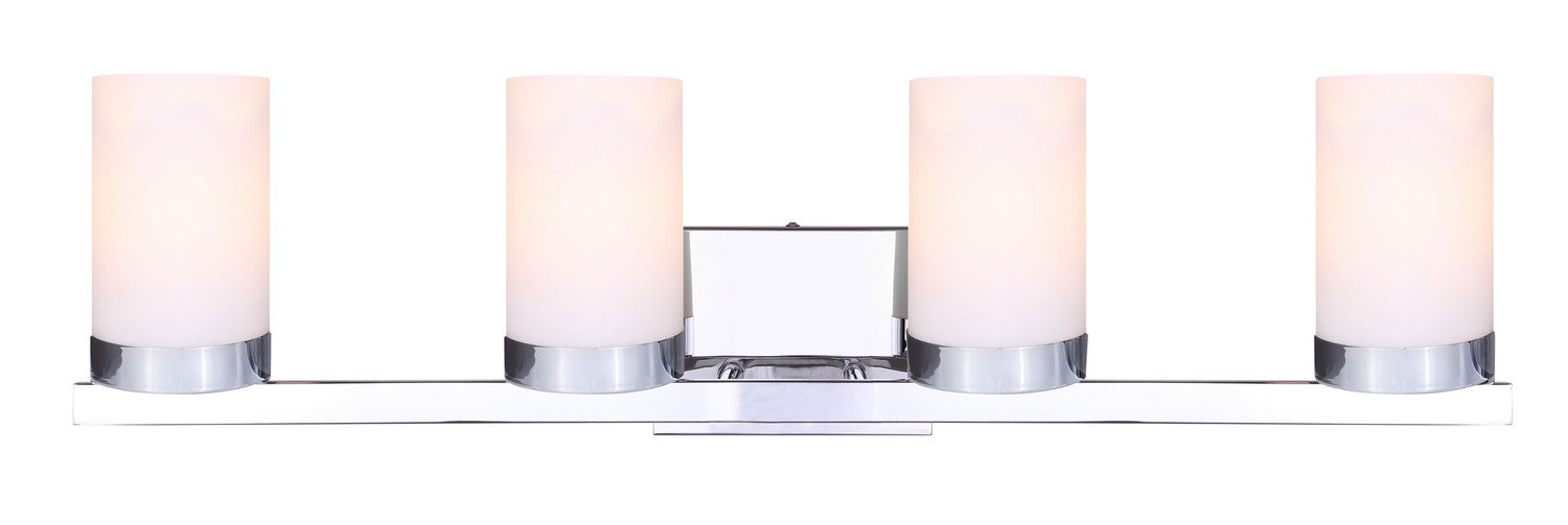 Canarm IVL429A04CH Four Light Vanity, Chrome