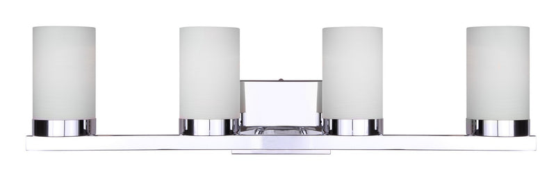 Canarm IVL429A04CH Four Light Vanity, Chrome