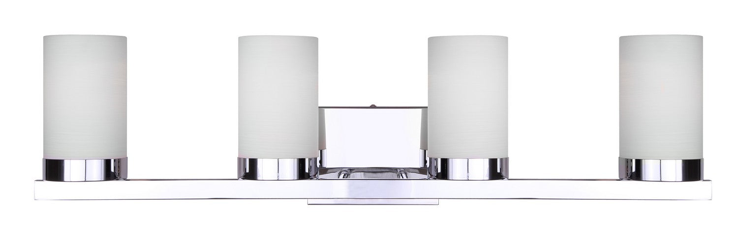 Canarm IVL429A04CH Four Light Vanity, Chrome
