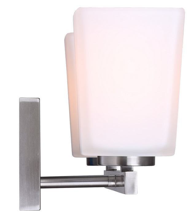 Canarm IVL472A02BN Two Light Vanity, Brushed Nickel