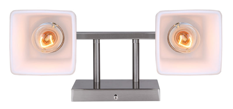 Canarm IVL472A02BN Two Light Vanity, Brushed Nickel