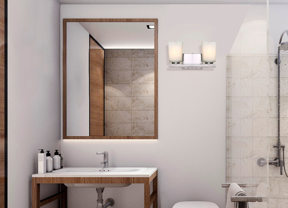 Canarm IVL472A02BN Two Light Vanity, Brushed Nickel