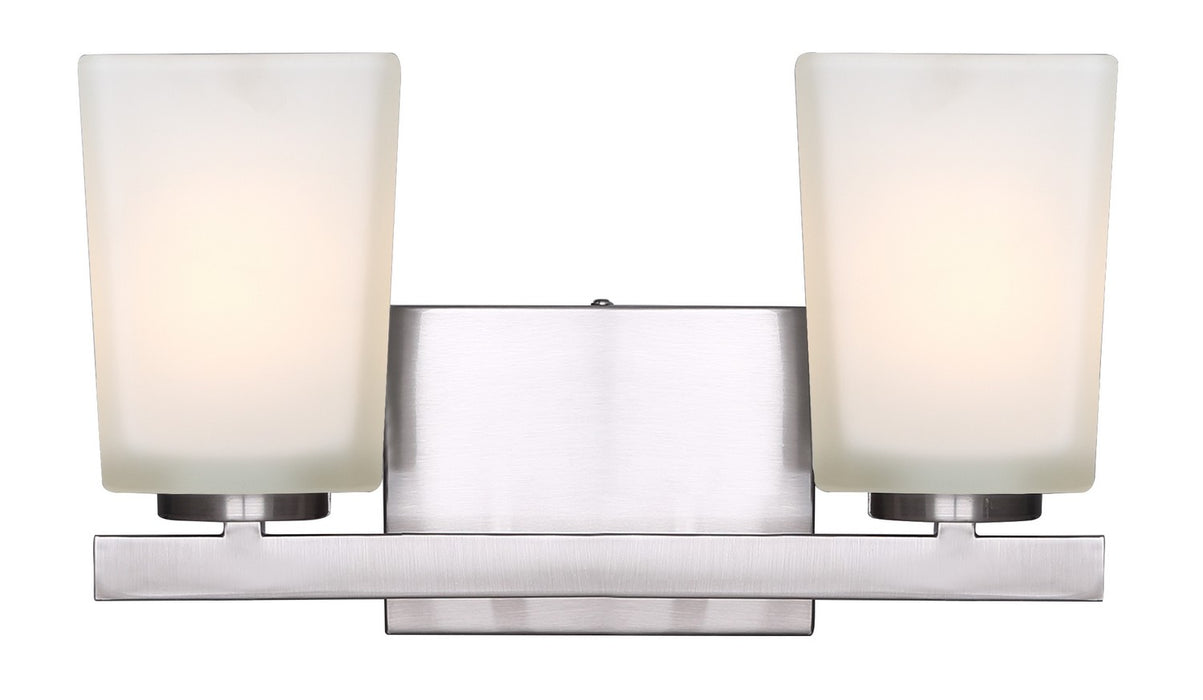 Canarm IVL472A02BN Two Light Vanity, Brushed Nickel