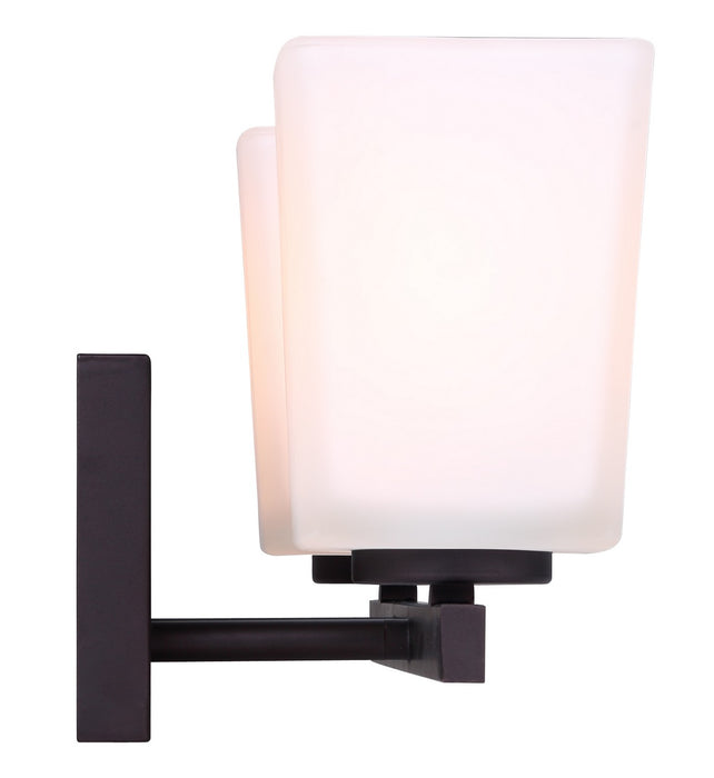 Canarm IVL472A02ORB Two Light Vanity, Oil Rubbed Bronze
