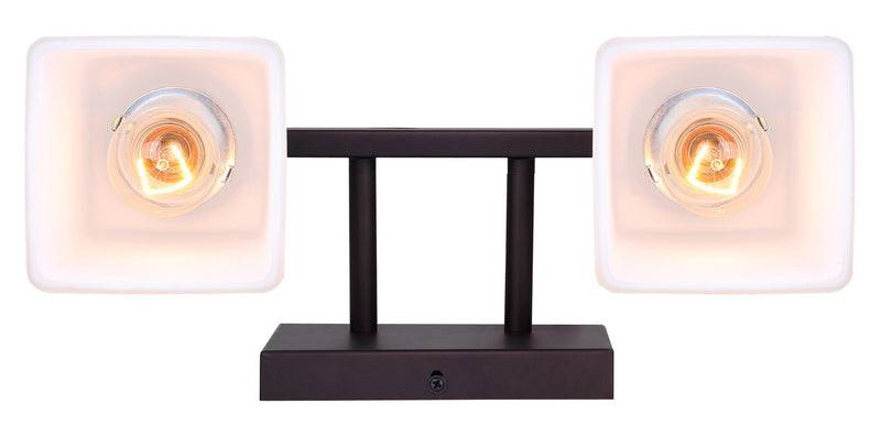 Canarm IVL472A02ORB Two Light Vanity, Oil Rubbed Bronze