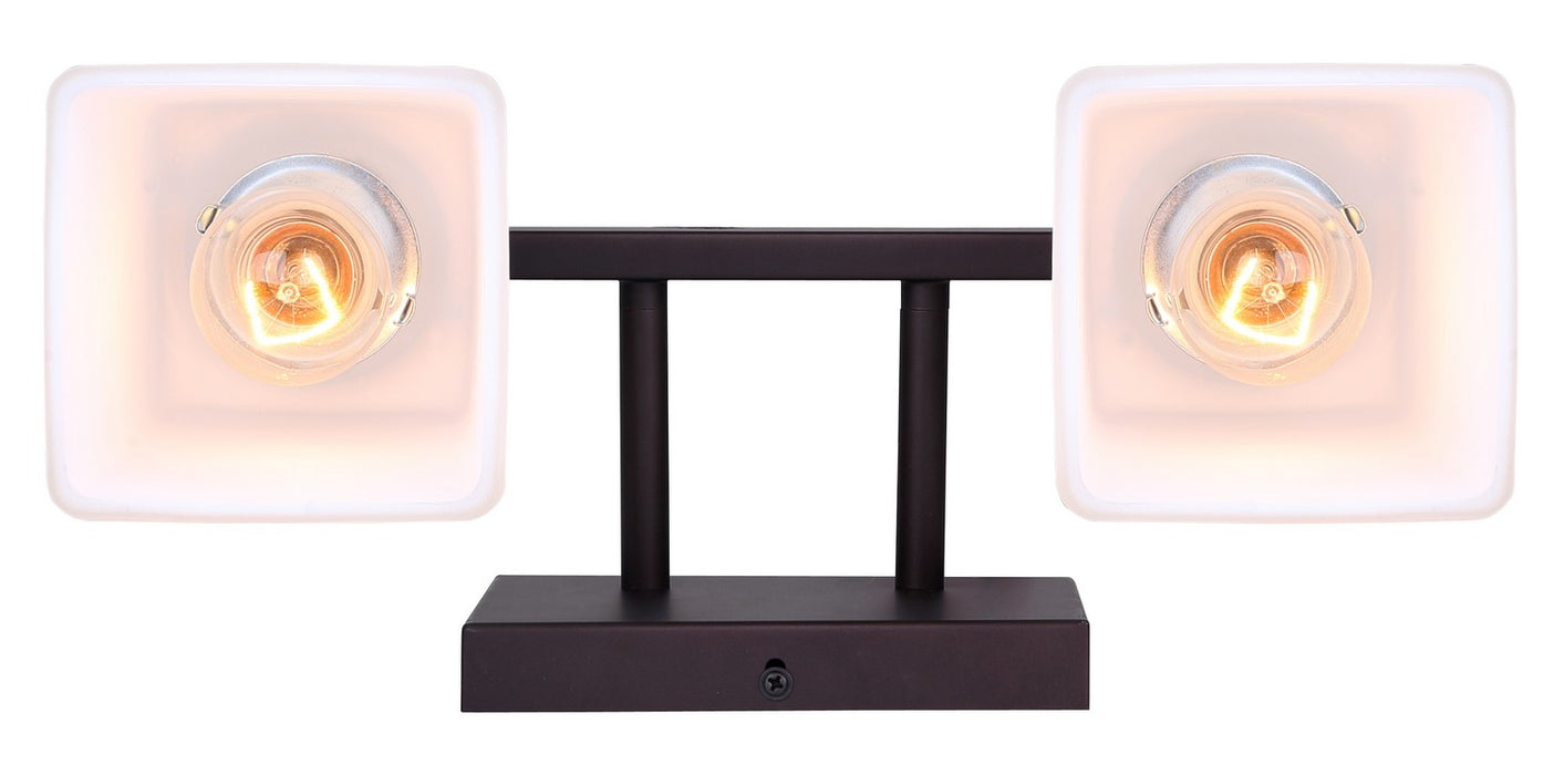 Canarm IVL472A02ORB Two Light Vanity, Oil Rubbed Bronze