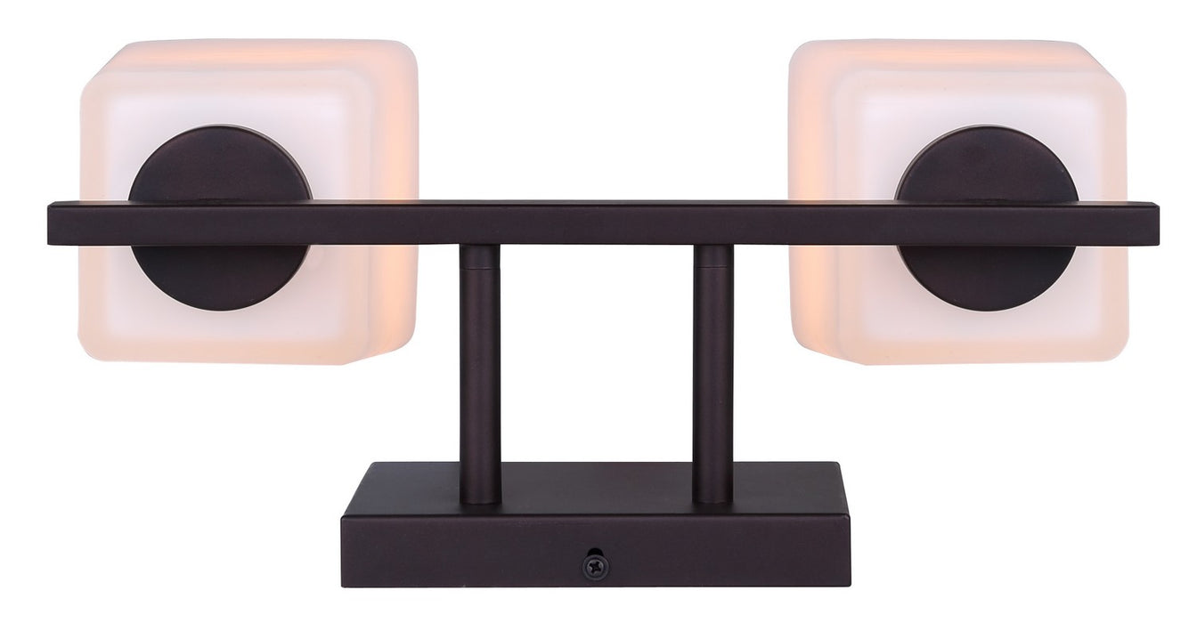 Canarm IVL472A02ORB Two Light Vanity, Oil Rubbed Bronze