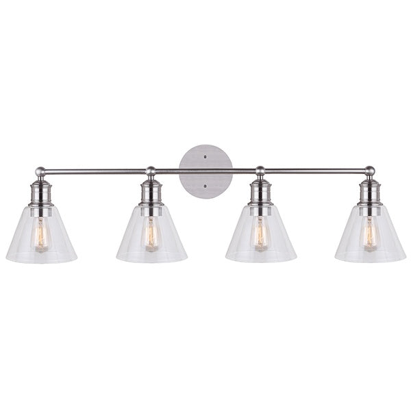 Canarm IVL628A04BN Four Light Vanity, Brushed Nickel
