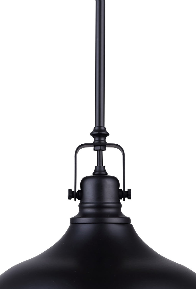 Canarm LPL103A01BK One Light Pendant, Black