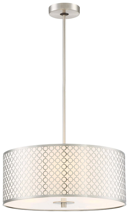 George Kovacs P1266-084 Three Light Pendant, Brushed Nickel