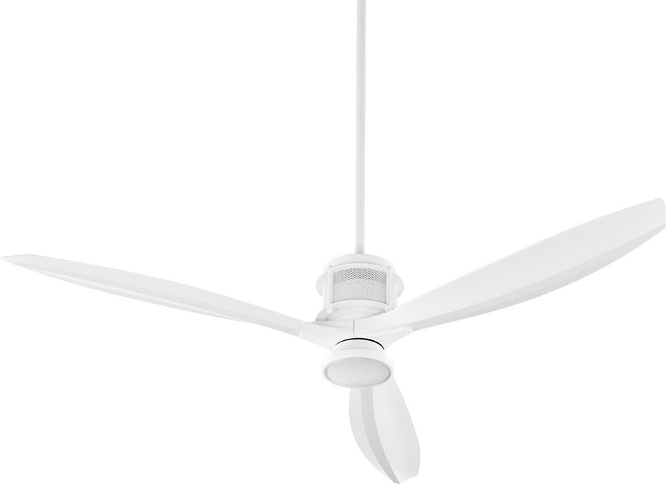 Quorum 87563-8 56" Ceiling Fan, Studio White