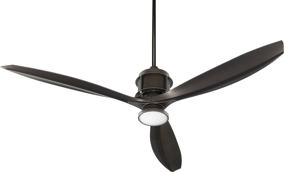 Quorum 87563-86 56" Ceiling Fan, Oiled Bronze