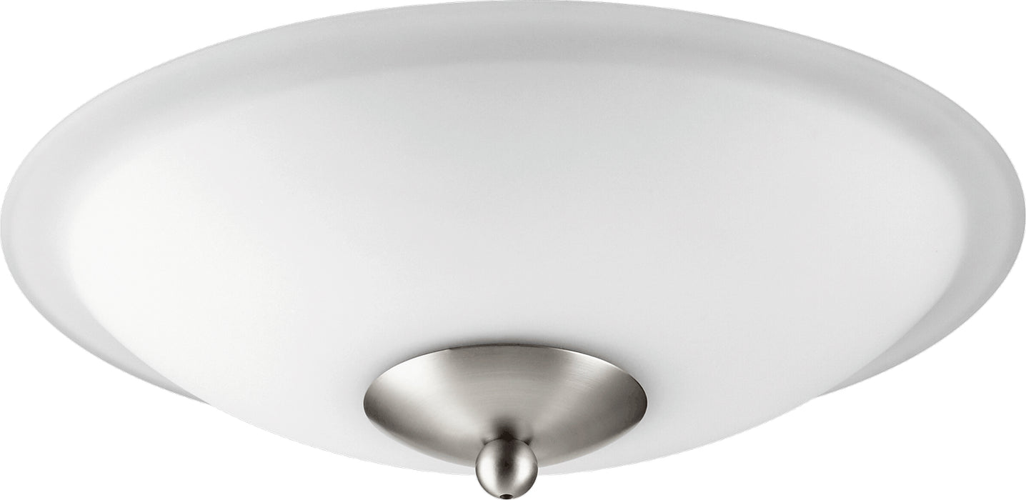 Quorum 1180-865 LED Fan Light Kit, Satin Nickel w/ Satin Opal