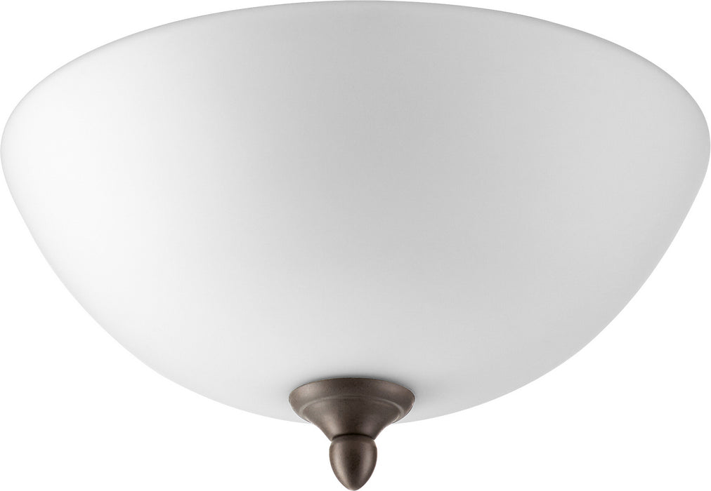 Quorum 2384-9186 LED Fan Light Kit, Oiled Bronze w/ Satin Opal