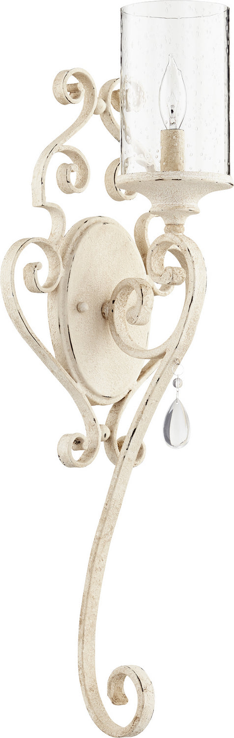 Quorum 5473-1-70 One Light Wall Mount, Persian White