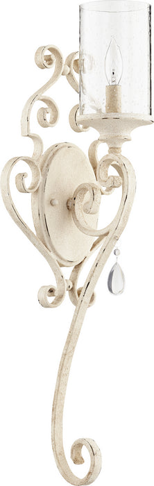 Quorum 5473-1-70 One Light Wall Mount, Persian White