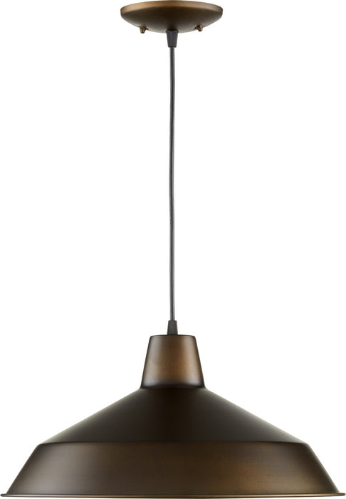 Quorum 6822-86 One Light Pendant, Oiled Bronze