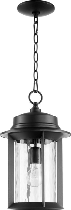 Quorum 7247-9-69 One Light Outdoor Lantern, Textured Black