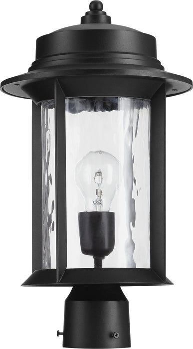 Quorum 7248-9-69 One Light Post Mount, Textured Black