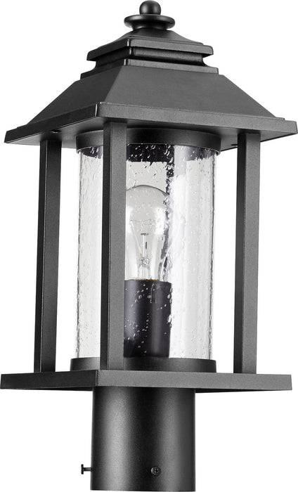 Quorum 7274-69 One Light Post Mount, Textured Black