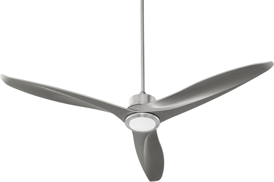 Quorum 74603-65 60" Ceiling Fan, Satin Nickel