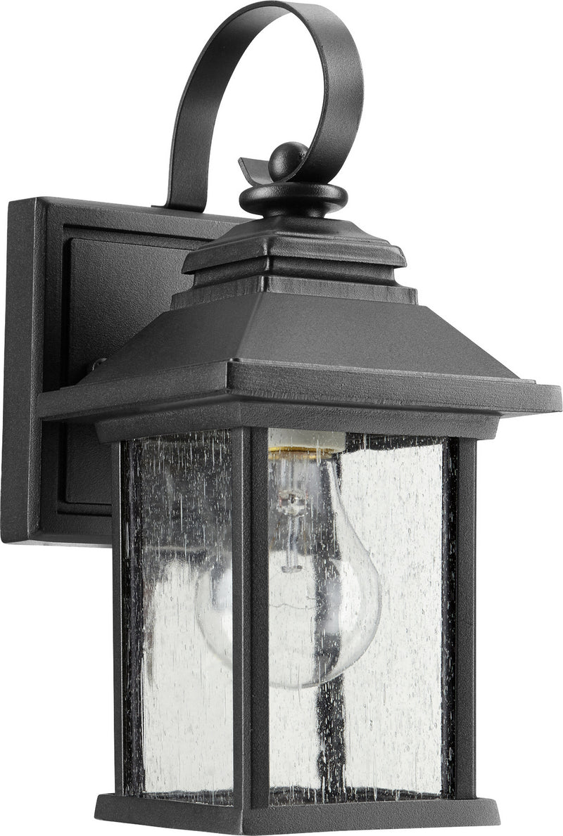 Quorum 7940-5-69 One Light Outdoor Lantern, Textured Black