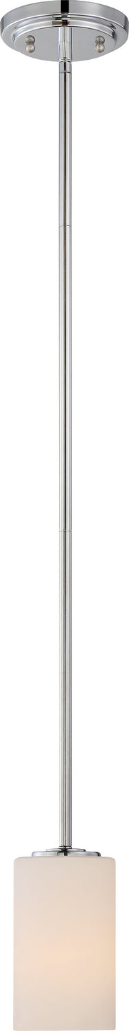 Nuvo Lighting 60-5808 One Light Mini Pendant, Polished Nickel