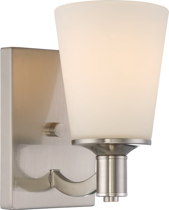 Nuvo Lighting 60-5821 One Light Vanity, Brushed Nickel