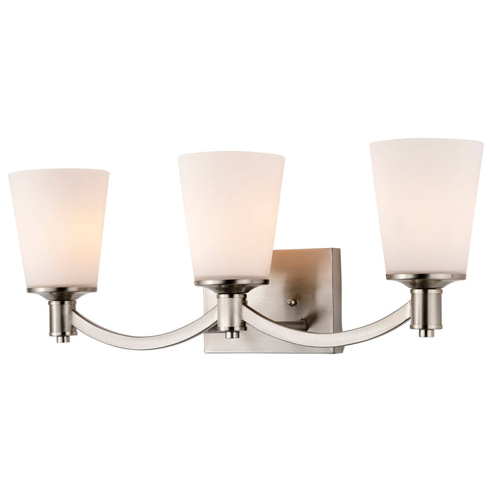 Nuvo Lighting 60-5823 Three Light Vanity, Brushed Nickel