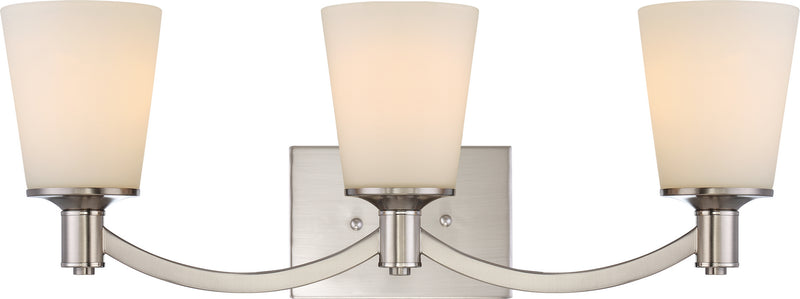 Nuvo Lighting 60-5823 Three Light Vanity, Brushed Nickel