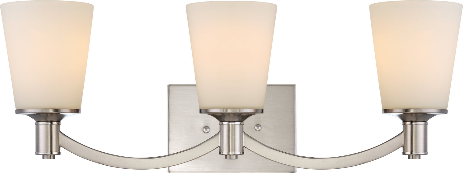 Nuvo Lighting 60-5823 Three Light Vanity, Brushed Nickel