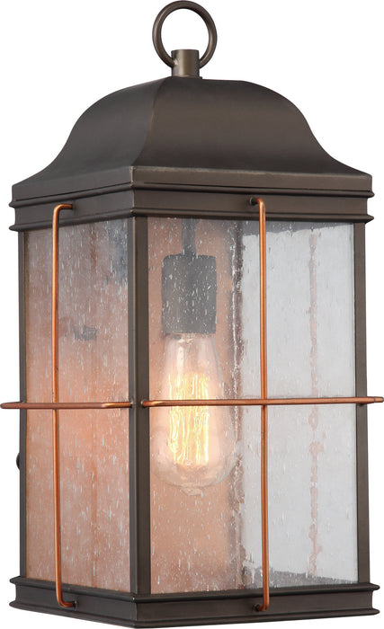 Nuvo Lighting 60-5833 One Light Outdoor Wall Lantern, Bronze / Copper