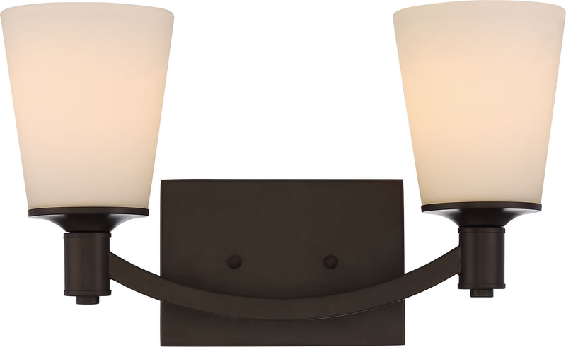 Nuvo Lighting 60-5922 Two Light Vanity, Forest Bronze