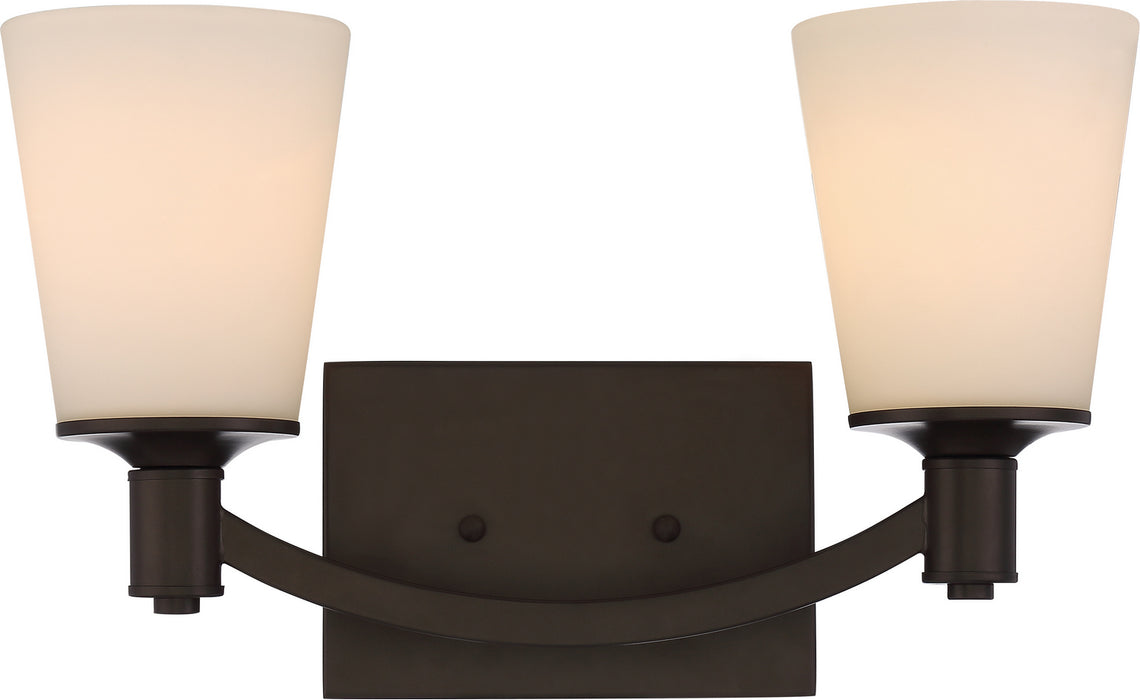 Nuvo Lighting 60-5922 Two Light Vanity, Forest Bronze