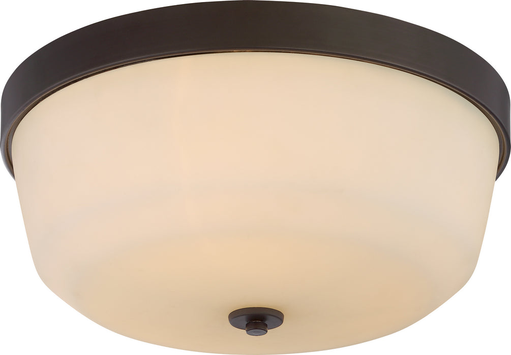 Nuvo Lighting 60-5924 Three Light Flush Mount, Forest Bronze