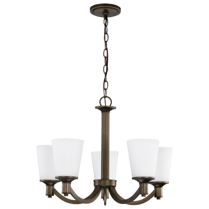 Nuvo Lighting 60-5925 Five Light Chandelier, Forest Bronze