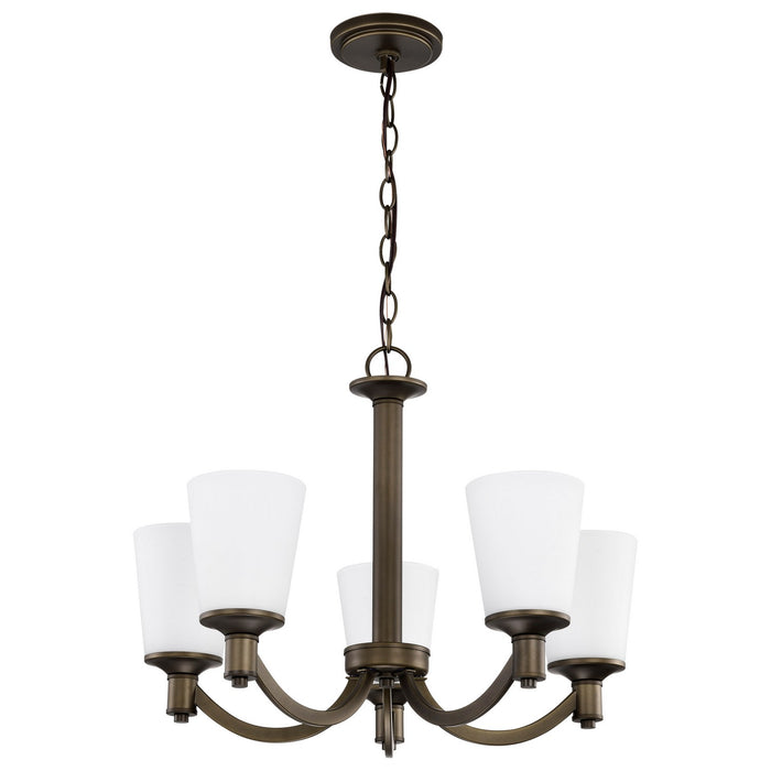 Nuvo Lighting 60-5925 Five Light Chandelier, Forest Bronze