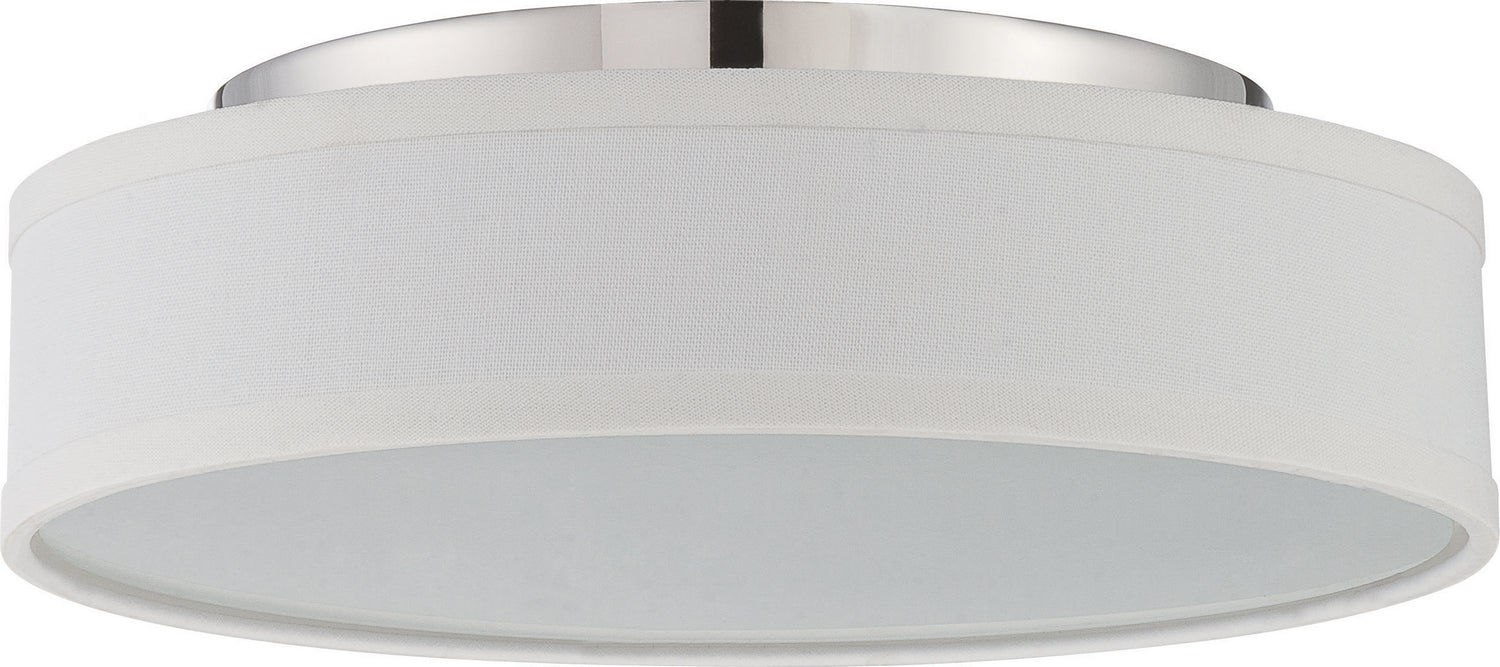 Nuvo Lighting 62-526 LED Flush Mount, Polished Nickel