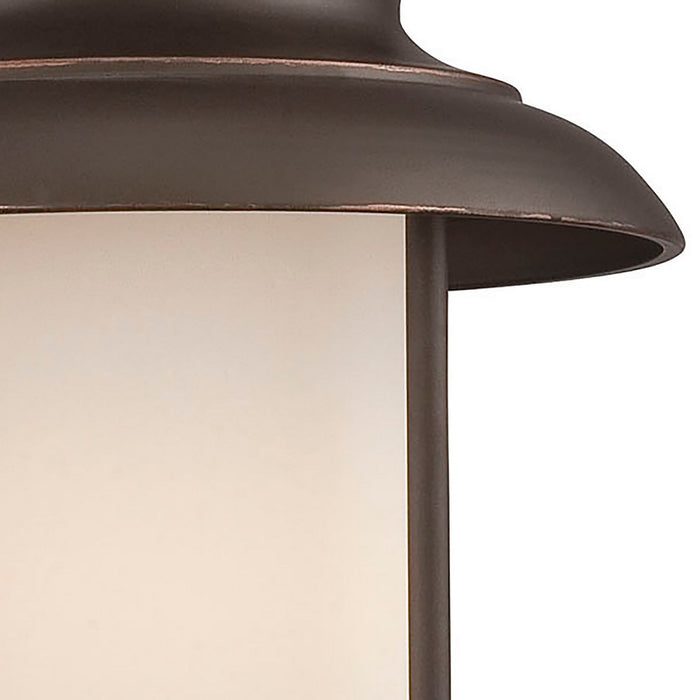 Nuvo Lighting 62-635 LED Outdoor Hanging Lantern, Mahogany Bronze