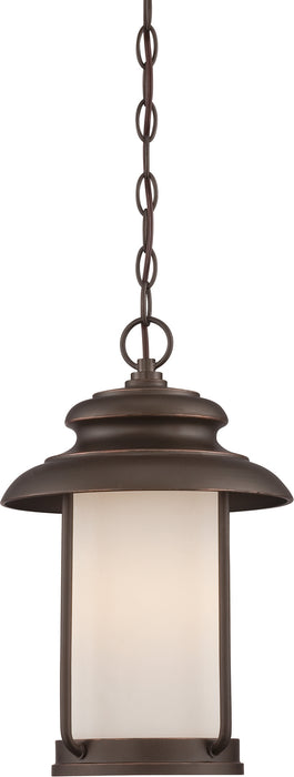 Nuvo Lighting 62-635 LED Outdoor Hanging Lantern, Mahogany Bronze