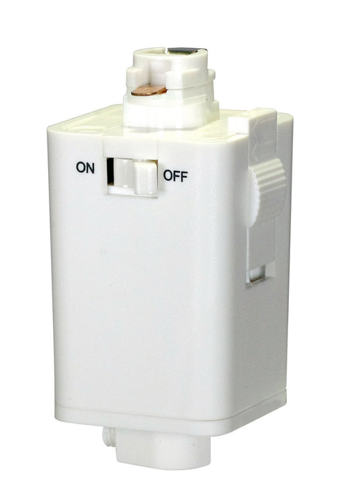 Nuvo Lighting TP231 Pendant Track Adapter, White