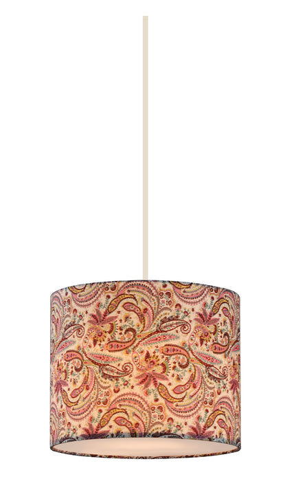 Z-Lite 204-10 One Light Pendant, Gloss White