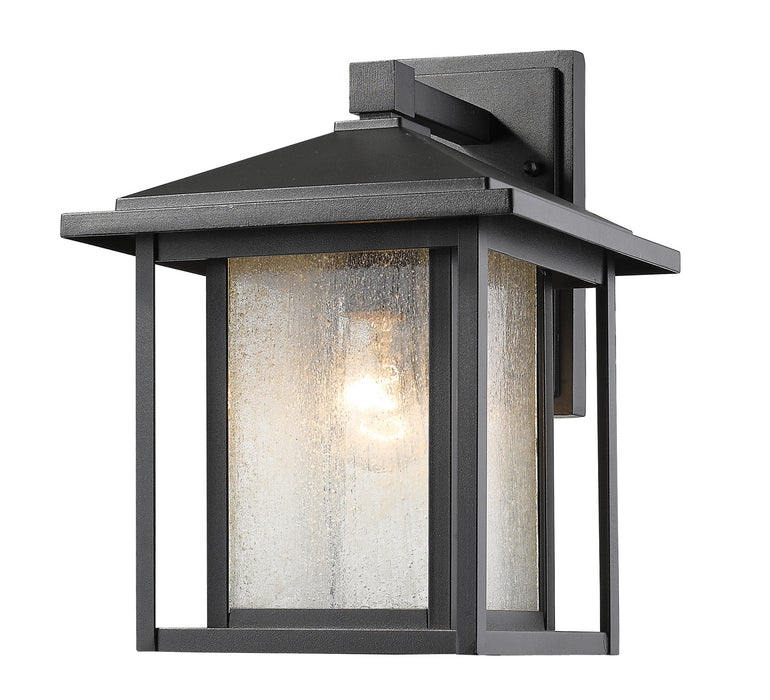 Z-Lite 554M-BK One Light Outdoor Wall Light, Black