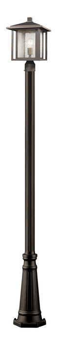 Z-Lite 554PHB-519P-ORB One Light Outdoor Post Mounted Fixture, Oil Rubbed Bronze