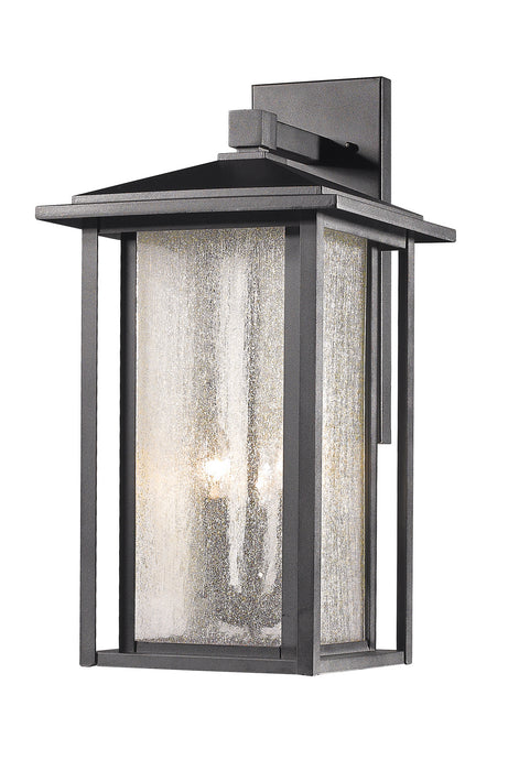 Z-Lite 554XL-BK Three Light Outdoor Wall Light, Black