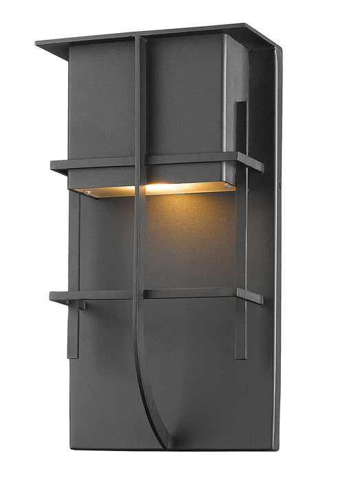 Z-Lite 558B-BK-LED LED Outdoor Wall Mount, Black