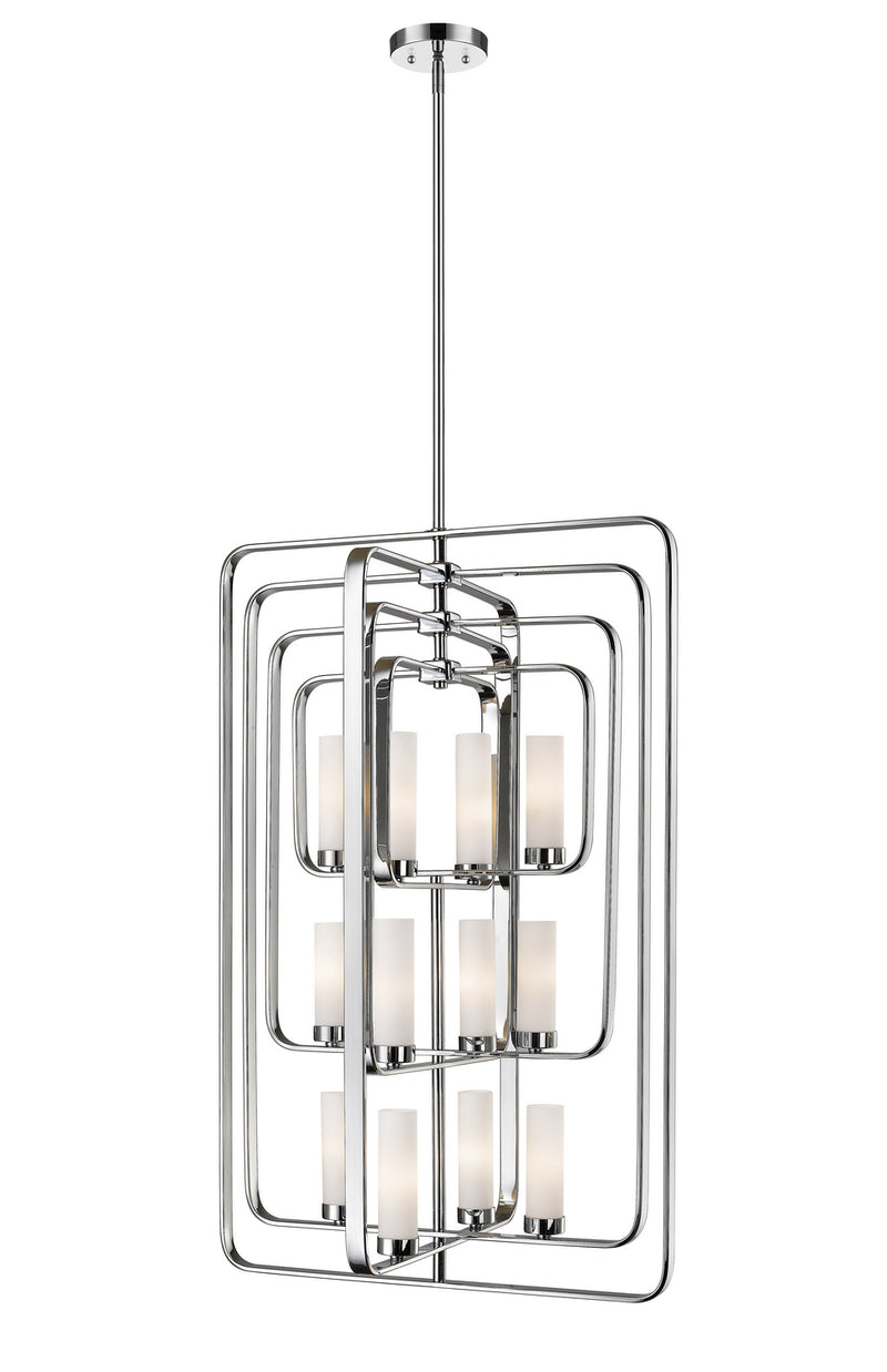 Z-Lite 6000-12-CH 12 Light Chandelier, Chrome